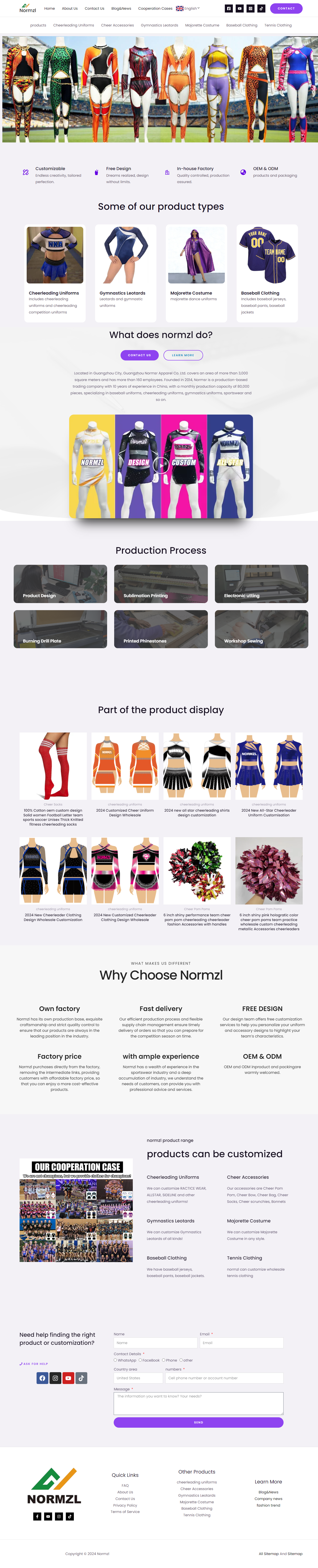 定制案例:B2B舞蹈服装批发供应商(纺织业)