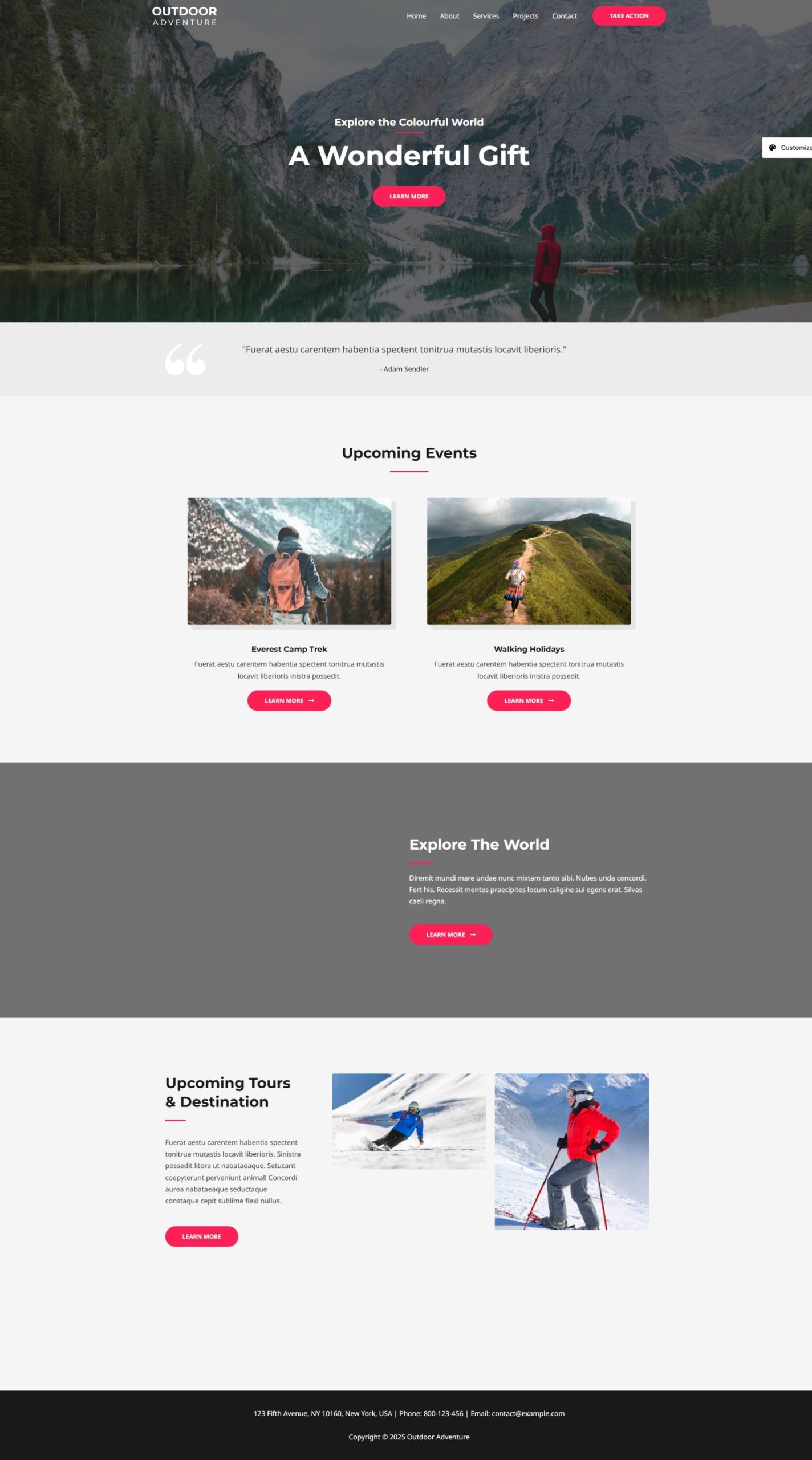 【BT002】B2B/博客/官网热爱户外探险