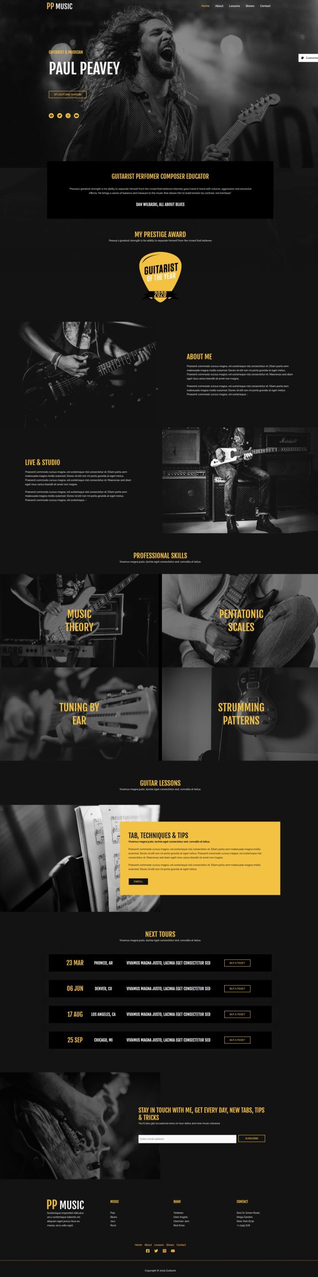 【BT011】B2B/博客/官网暗黑系