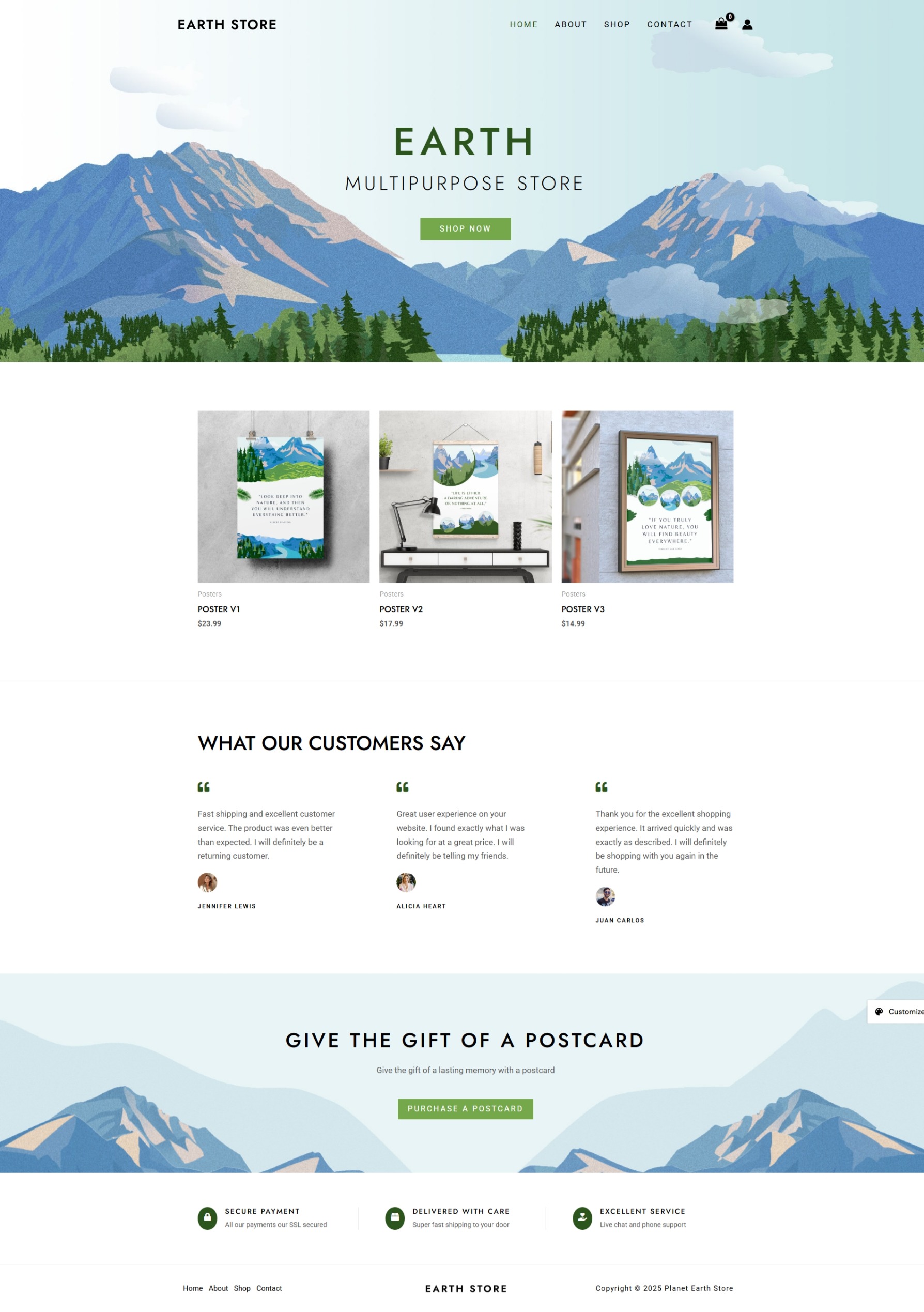 BT018绿色系商城