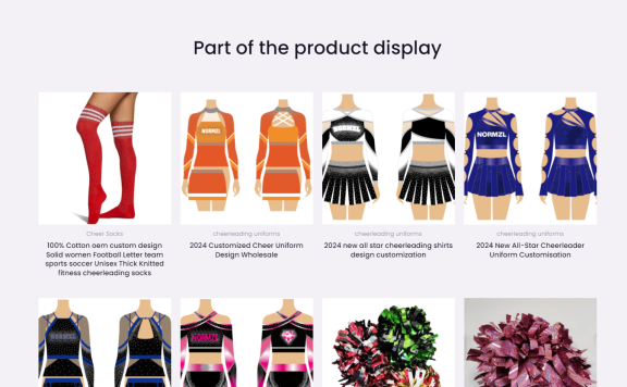 定制案例:B2B舞蹈服装批发供应商(纺织业)