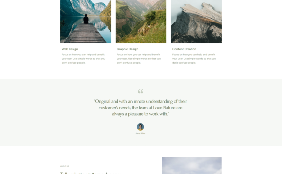 【BT001】B2B/博客/官网热爱自然模板