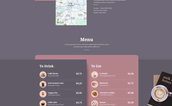 【BT012】B2B/博客/官网菜单展示