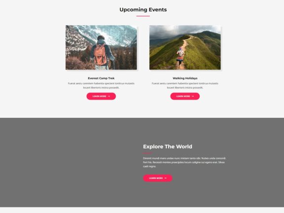 【BT002】B2B/博客/官网热爱户外探险